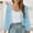 Light Blue, variant on DAFPZW Women Shrug Chiffon Cardigans Open Front Short Sleeve Dressy Evening Tops 2025 Trendy Sheer Beach Cover Ups