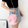 thumbnail image 4 of STPToys Crossbody Bag for Women,Cute Plush Bunny Bags Soft Rabbits Shoulder Bag for Ladies Purses and Handbags - Pink, 4 of 7