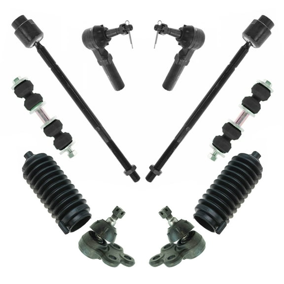 TRQ 10 pc Steering & Suspension Kits Ball Joints Tie Rods Bellows Sway Bar Links PSA63529 Fits select: 2000-2013 CHEVROLET IMPALA, 2014-2016 CHEVROLET IMPALA LIMITED