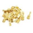 thumbnail image 1 of Unique Bargains 20 Pcs 6.3mm Brass Crimp Terminal Cable Female Spade Connector, 1 of 1