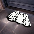 thumbnail image 1 of Kmbangi Halloween Gothic Rug Spider Web Indoor Mat Home Decor Pumpkin Door Mat Bat Rug Ghost Floor Mat Doormat for Bathroom Bedroom, 1 of 9