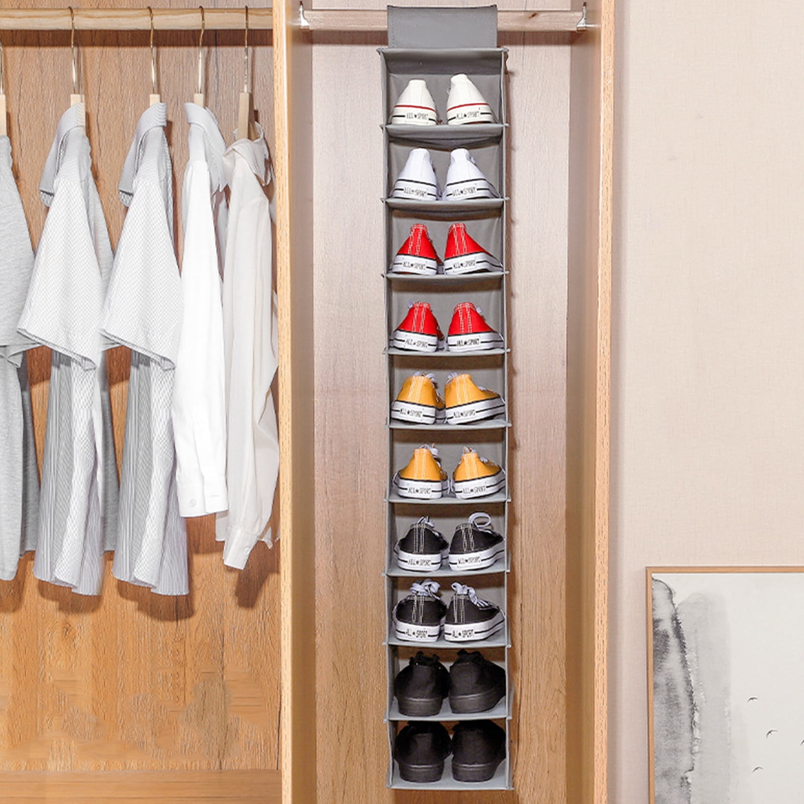 1pc Space-saving Shoe Rack For Home, Dorm, Rental Without Installation  Required Multi-functional Drying Shoe Organizer