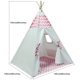 thumbnail image 2 of Tienda de campaña infantil para niños y niñas Fabric Teepee Cotton Canvas, 2 of 2