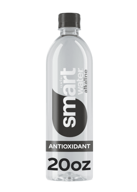 smartwater Alkaline with Antioxidant, Vapor-Distilled Water, 20 fl oz Bottles, 24 Pack