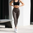 thumbnail image 6 of OQQ Women's 2 Piece Yoga Legging Seamless Workout High Waist Butt Liftings Athletic Leggings, 6 of 7