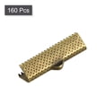 thumbnail image 3 of 160uds Cinta Engarzado Abrazadera Extremos Unique Bargains Tono Bronce 25mm, 3 of 7