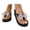Pink, variant on Mostsola Flip Flops for Women Glitter Bowknot Sandals Platform Wedges Heels Dressy Slip on Shoes