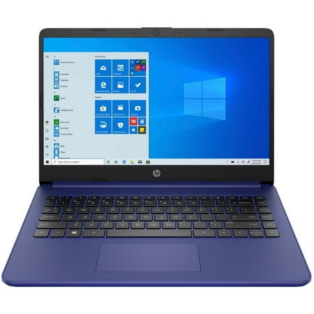 HP 14 Series 14" Touchscreen Laptop - Intel Celeron N4020 - 4GB RAM - 64GB eMMC - Windows 10 Home in S mode- Indigo Blue 14-dq0050nr (47X80UA#ABA)
