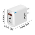 thumbnail image 3 of Tyidzon USB C Charger Block, 65W USB Wall Charger 6-In-1 Us Standard Multi Port Fast USB C Wall Charger Head Compatibled with Multiple Devices, 3 of 7