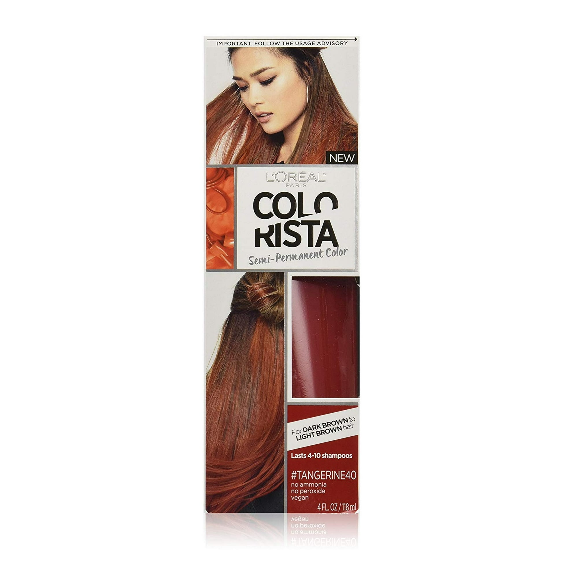 L'Oreal Colorista Semi-Permanent Hair Color, No Ammonia, No Peroxide, Vegan  #Tangerine40 | Walmart Canada