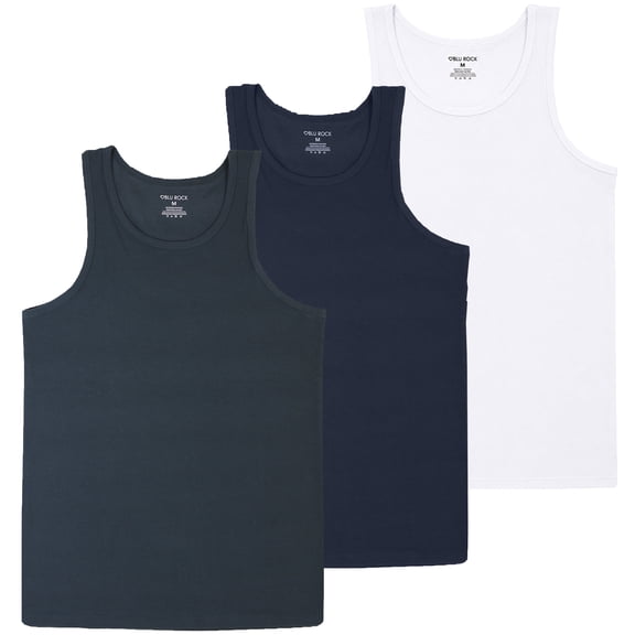 Men's 3-Pack Micro Waffle Knit Heavyweight Sleeveless Tank Top (S-3XL)