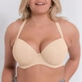 thumbnail image 2 of Women‘s Comfortable And Sexy Large Size Thin Cup Smooth Face Traceless Adjustable Steel Rim Bra, 2 of 5
