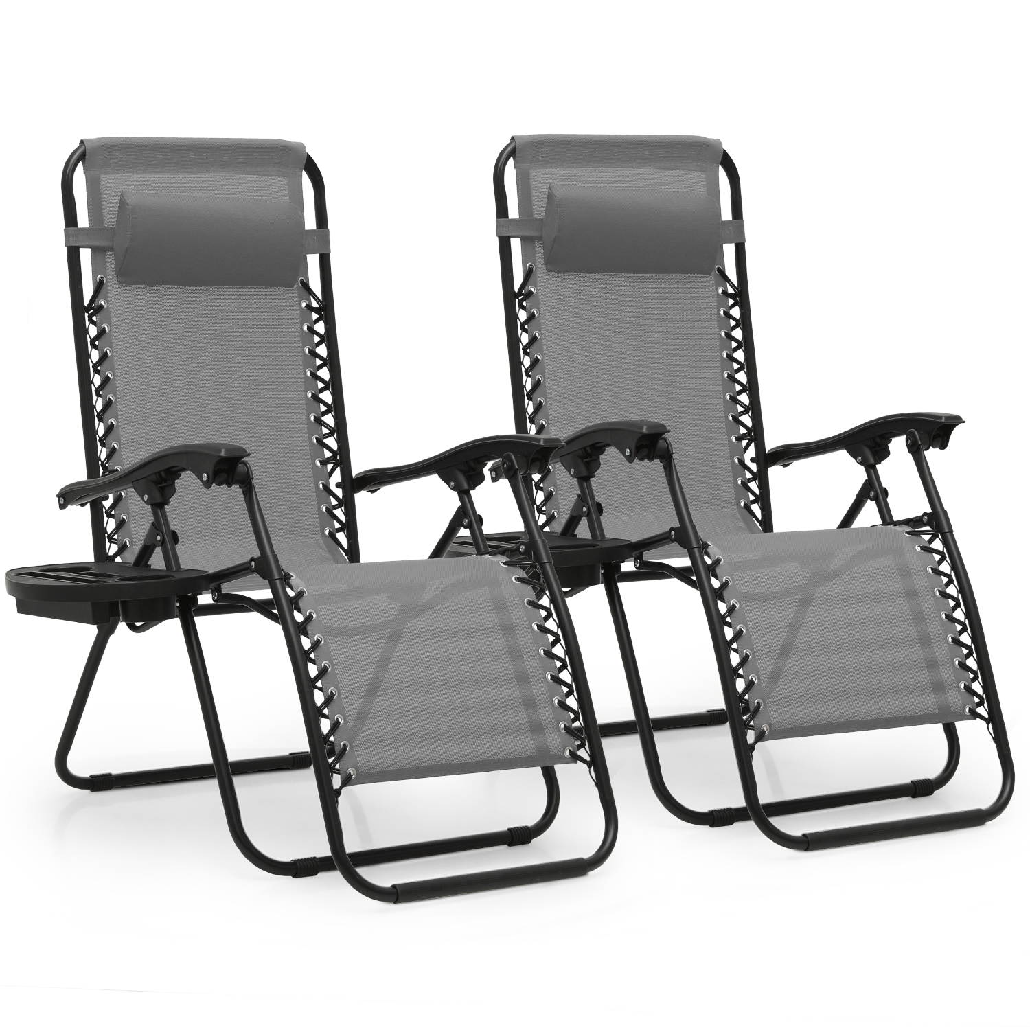 Magshion 2Piece Zero Gravity Chairs Outdoor Folding Recliners