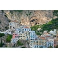 thumbnail image 2 of Eggers, Julie 18x13 White Modern Wood Framed Museum Art Print Titled - Italy-Amalfi Colorful buildings in the coastal town of Amalfi, 2 of 4