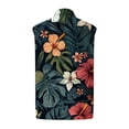 thumbnail image 2 of Njoeus Sleeveless Shirts For Men Workout Shirts For Men Mens Sleeveless Buttons Down Shirts Floral Summer Beach T-Shirt Party Tank Tops Mens Big & Tall Sizes S-5Xl Plus Size Tops On Clearance, 2 of 3