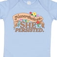 thumbnail image 4 of Inktastic Nevertheless, She Persisted Boys or Girls Baby Bodysuit, 4 of 5