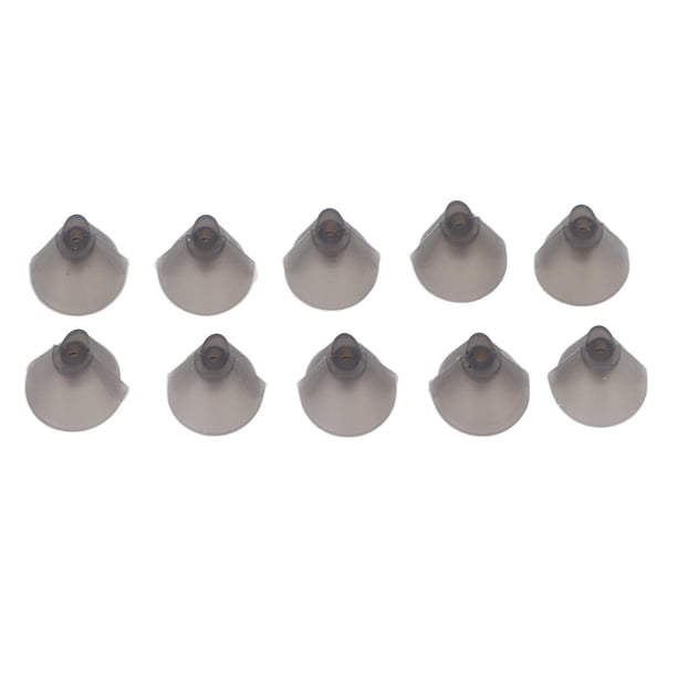 Pack of 10 soft silicone ear tips, washable and detachable, anti-static