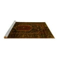thumbnail image 2 of Ahgly Company Machine Washable Indoor Rectangle Persian Yellow Traditional Area Rugs, 5' x 7', 2 of 4