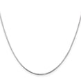 thumbnail image 5 of 14K White Gold 1.2mm Octagonal Snake Chain 24", 5 of 6