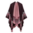 thumbnail image 2 of Runmeifa Winter Warm Shawl For Women Big Frame Cape Two Sides Wea, 2 of 5