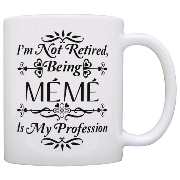 ThisWear Retirement Gift I'm Not Retired Being Meme is My Profession 11 ounce Coffee Mug