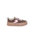 thumbnail image 4 of Justice Little Girl & Big Girl Platform Court Sneakers, 4 of 7