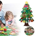 thumbnail image 2 of Diy Felt Christmas Tree Kit For Kids, Reusable 32 Pcs Ornaments, Creative Holiday Activity Set For Family Bonding, Wall Hanging Decor For Bedroom Door, Christmas Gift Christmas Decorations, 2 of 7