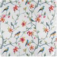 thumbnail image 2 of GZHJMY Spring Flower Branch Birds Cloth Napkins, Set of 4 20 x 20 Inch Soft & Comfortable Polyester Dinner Napkin for Family, Restaurant, Weddings, Parties, 2 of 4