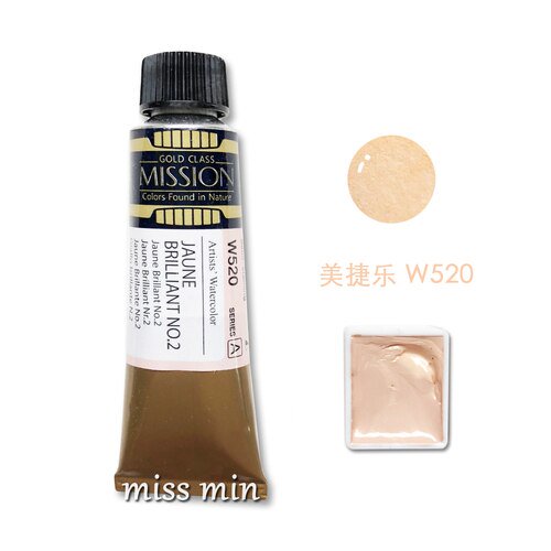 2ml Skin Color Watercolor Paint Mini Sample VanGogh/Holbein Daniel Smith/Mijello Paul Rubens Flesh Color Water Color Art2 ml He Qiyong unisex
