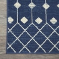 thumbnail image 4 of Nourison Grafix Moroccan Navy 2'3" x 7'6" Area Rug, (2x8), 4 of 7