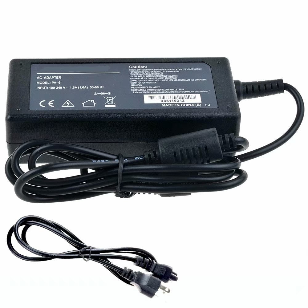 Kircuit 10ft AC/DC Adapter for Asus MX279 MX279H 27 R510C R510CA-RB51 R510CA-RB31 Notebook Widescreen HDTV LED LCD Monitor Power Supply Cord Cable PS Battery Charger Mains PSU