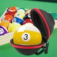 thumbnail image 4 of Peahefy Billiard Ball Carry Case,Billiard Ball Bag Carrying Case Holder Portable Billiards Protector Accessory, Billiard Case, 4 of 8