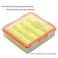 thumbnail image 4 of Labymos Waterproof Battery Storage Box Battery Holder Protective Case 4 Slot Transparent Strong Hard Case, 4 of 6