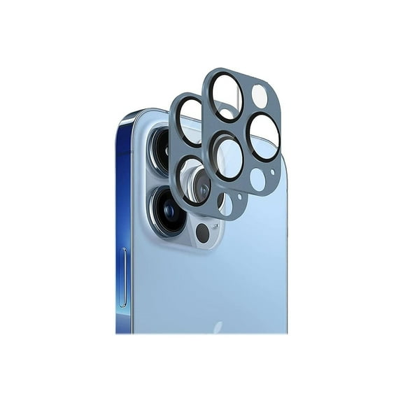 SaharaCase ZeroDamage Camera Lens Protector for Apple iPhone 13 Pro and iPhone 13 Pro Max Blue
