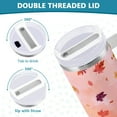 thumbnail image 5 of Simple Modern 40 oz Insulated Stainless Steel Tumbler Double Wall Stainless Steel Tumbler with 2-Way Drinking Autumn Leaves Falling, 5 of 9