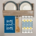 thumbnail image 4 of Stripes Home Sweet Home Boho Spring Kitchen Towels Dish Towels, 18x26 Inch Seasonal Decoration Hand Towels Set of 4, 4 of 6