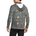 thumbnail image 4 of Sun Protection Tops,Men's Hunting Shirts with Mask UPF 50+ Camo Long Sleeve Fishing Hoodie Shirt with Adjustable Drawstring, 4 of 9