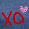 thumbnail image 3 of CafePress - Xo Hearts (Red) For Friends & Valentine's Day Wome - Womens Tri-blend T-Shirt, 3 of 4