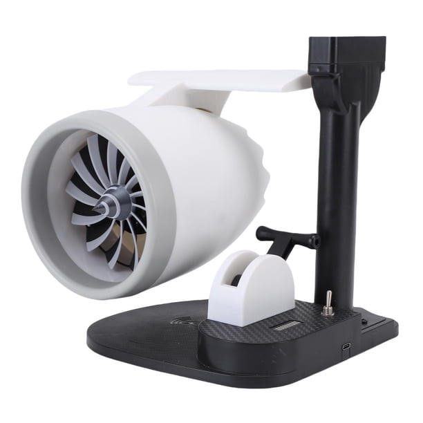 Ventilador De Turbo De Escritorio, Ventilador De Turbina De Escritorio 3 En 1 Con Humidificador, Cargador Inalámbrico De 15W, Velocidad Ajustable, Flujo De Aire Fuerte De 4000