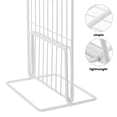 thumbnail image 6 of Ggarneck 2pcs Refrigerator Metal Partition Kitchen Chest Freezer Dividers Fridge Wire Shelf Separators For Organized Storage Closet Drawer White Iron Dividers For Home, 6 of 9