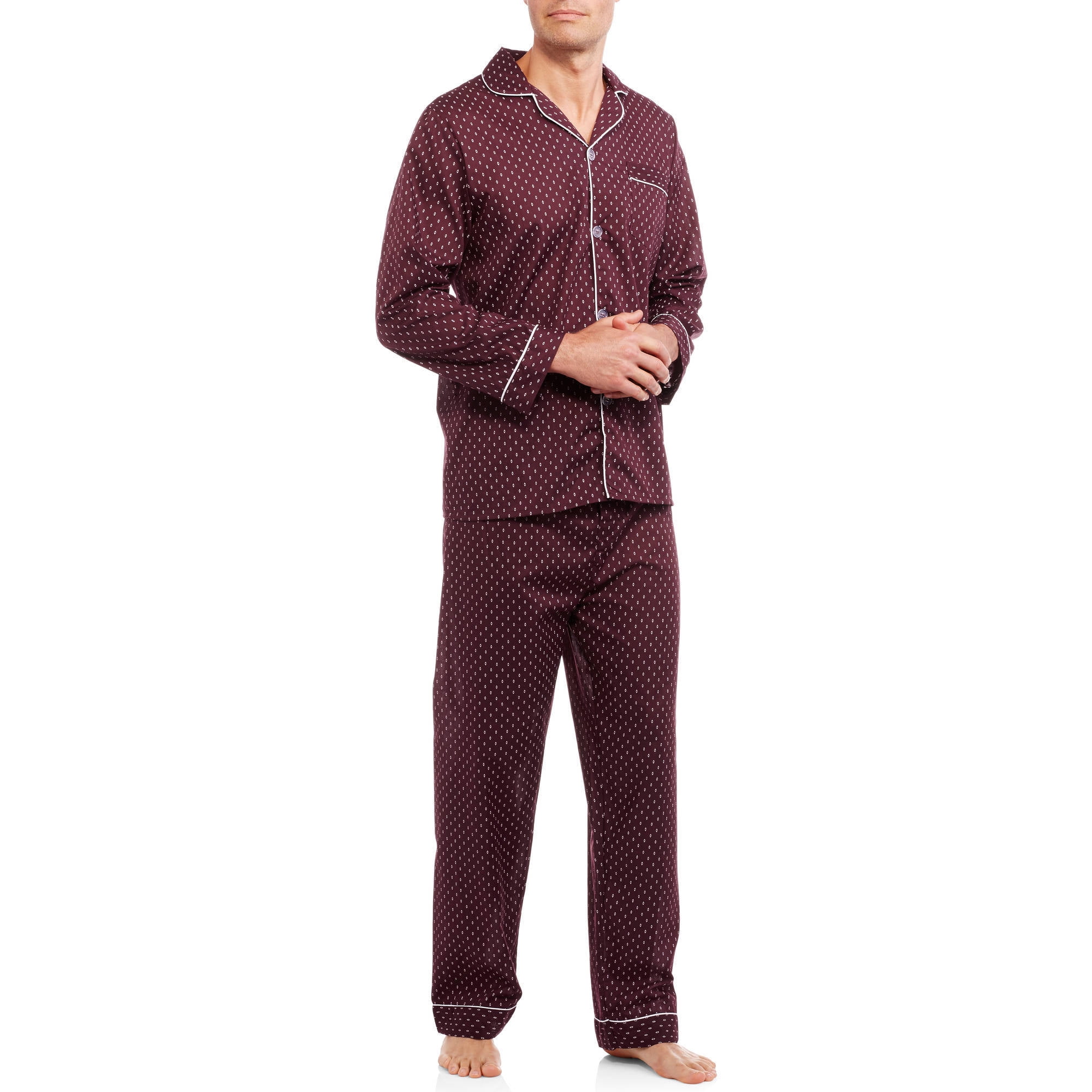 Men's Long Sleeve Long Leg Pajamas