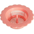thumbnail image 2 of Kitchen Sink Strainer Basket, Flower Shaped Drain Filter with Fine Mesh Compact Handle for Hair Catcher and Clog Prevention, Non-slip Odor Resistant for Bathroom and Kitchen Sinks Aestivo, 2 of 8
