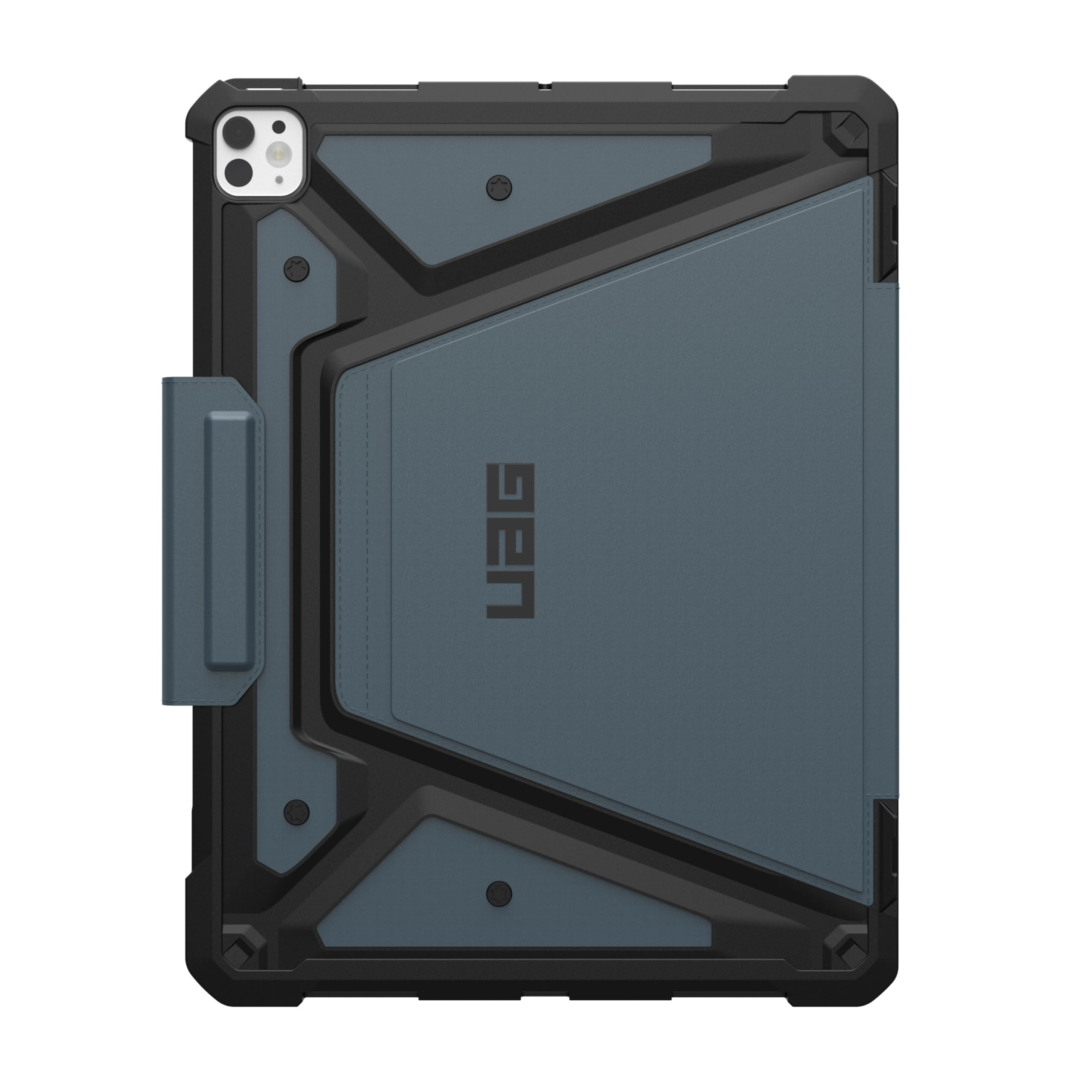 UAG iPad Pro 13" Case M5 2025 8th Gen, M4 2024 7th Gen A3360 A3361 A3362 A2926 Adjustable Multi-Angle Stand Pencil Holder Auto Sleep/Wake Folio Cover, Metropolis SE Cloud Blue