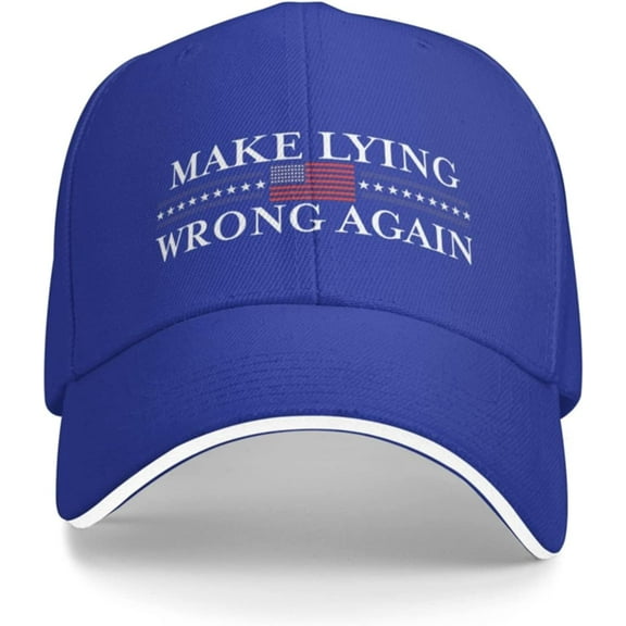 Make Lying Wrong Again Hat Men Baseball Cap Fashionable Hat