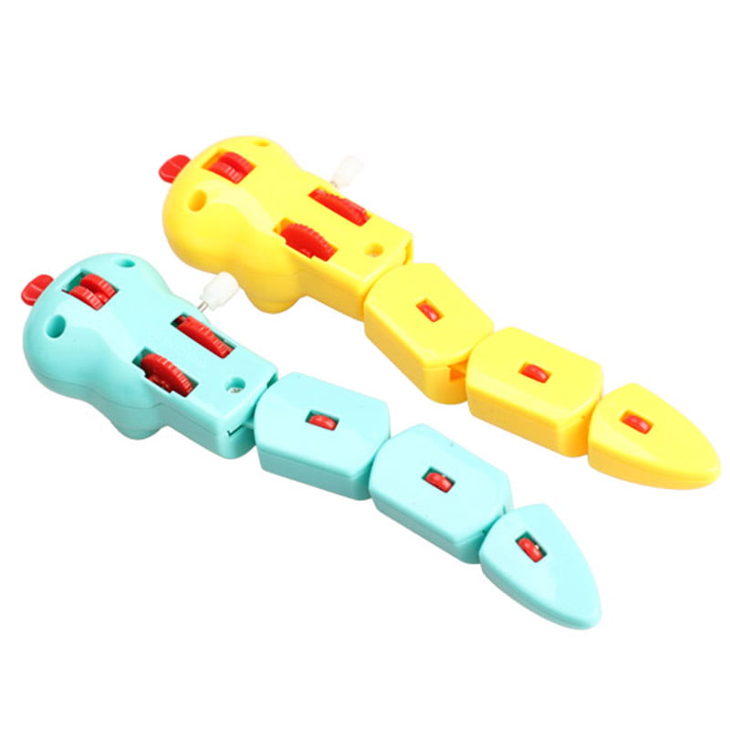 Funny Delicate Snake Shape Plastic Wind Up Clockwork Toy for Kids Children ZB 