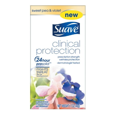 Suave Antiperspirant Deodorant Clinical Sweet Pea and Violet 1.7 oz