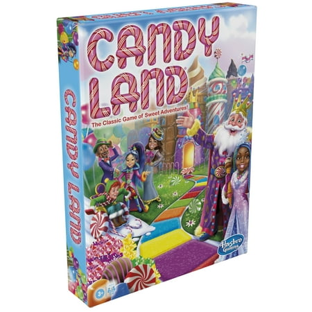 Candy Land Preschool No Reading Required Board Game for Kids and Family Ages 3 and Up, 2-4 Players