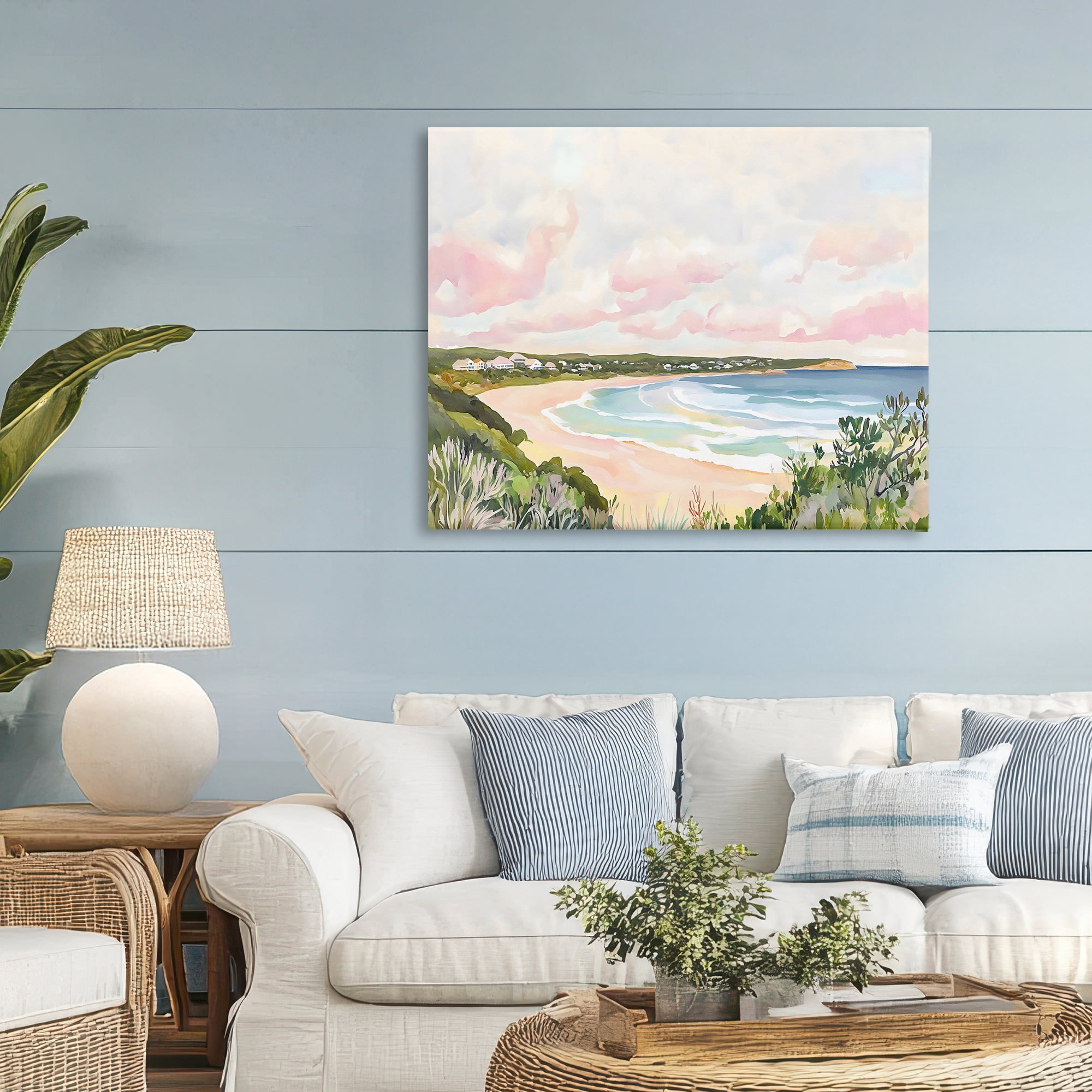 Stupell Industries Serene Sunset Beach Panorama Canvas Wall Art, design by The Prints Vibe