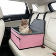 thumbnail image 5 of Portable Puppy Dog Car Seat, Dog Booster Seat for Small Dogs (Up to 20 lbs) - Portable Puppy Car Seat with Thick Cushion and Storage Pockets, 5 of 7