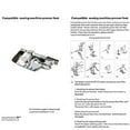thumbnail image 3 of MasteelfCA 1/4 Inch Quilting /Patchwork Foot with Guide for Domestic Sewing Machines (Silver), 3 of 7
